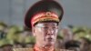 Menteri Pertahanan Korea Utara Kang Sun Nam dalam upacara parade militer, menandai peringatan penting Perang Korea di Lapangan Kim Il Sung, Pyongyang, 27 Juli 2023.