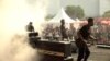 Band heavy metal Indonesia "Sisi Selatan" membawakan lagu-lagu tentang cinta dan aktivisme sosial. (Dave Grunebaum/VOA)