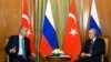 Ruski predsednik Vladimir Putin na sastanku sa turskim predsednikom Redžepom Tajipom Erdoganom u Sočiju (Foto: Sputnik/Sergei Guneev/Pool via Reuters) 