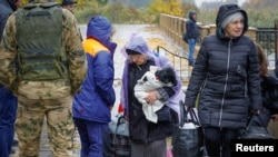 Evakuacija civila iz Hersona, oktobar 2022.