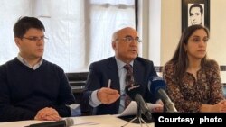 Preskonferansa 46 Rexistinên Navneteweyî Dijî Doza Girtina HDP'ê , Enqere,Tirkîyê, 31 Adar, 2022