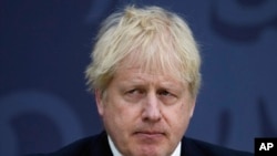 Gjatë fjalimit të Kryeministrit Johnson (14 prill 2022)