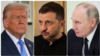 This combination of undated Reuters photos features, left to right, U.S. President Donald Trump, Ukrainian President Volodymyr Zelenskyy and Russian President Vladimir Putin.