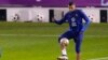France's Kylian Mbappe kicks the ball during the training session at the Jassim Bin Hamad stadium in Doha, Qatar, Dec. 16, 2022. France will face Argentina in the World Cup final soccer match on Dec. 18. 