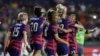 Match Etazini Meksik la nan Gwoup A Chanpyona feminen CONCACAF la nan Monterrey, Meksik, 11 Jiye, 2022.
