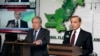 In this handout photo released by Pakistan Prime Minister Office, Prime Minister Shahbaz Sharif, right, with U.N. Secretary-General Antonio Guterres during a joint press conference at the Prime Minister House in Islamabad, Pakistan, Sept. 9, 2022.