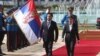 Predsednica tehničke Vlade Ana Brnabić priredila je svečani doček premijeru Crne Gore Dritanu Abazoviću (Fonet)