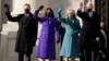 President-elect Joe Biden, his wife Jill Biden and Vice President-elect Kamala Harris and her husband Doug Emhoff arrive at the steps of the U.S. Capitol for the start of the official inauguration ceremonies, in Washington, Wednesday, Jan. 20, 2021. (AP Photo/J. Scott Applewhite)