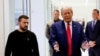 ARHIVA: Donald Tramp, republikanski predsednički kandidat i ukrajinski predsednik Zelenski u Trampovoj kuli u Njujorku, 27. septembra 2024. (Foto: Rojters/Shannon Stapleton)