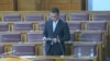 ARHIVA - Crnogorski ministar pravde Vladimir Leposavić govori u Skupštini Crne Gore (Foto: rtcg.me)