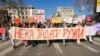 Нека јадат ружи, беше мотото на протестот што по повод 8ми Март, Меѓународниот ден на жената се одржа во Скопје, 2025 година