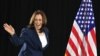 Wakil Presiden AS Kamala Harris memberikan pernyataan usai mengunjungi acara vaksinasi di Pusat Komunitas Phillis Wheatley, Greenville, Carolina Selatan pada 14 Juni 2021. (Foto: AFP)