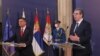 Predsednik Slovenije Borut Pahor i predsednik Srbije Aleksandar Vučić (foto Fonet)