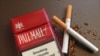 FILE - Pall Mall cigarettes are arranged for a photo in Washington, DC. (Photo: Diaa Bekheet). The World Health Organization said, April 15, 2021, that raising taxes on cigarettes and other tobacco products is the smartest and best way to save lives.