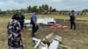 Puing-puing pesawat kontrak militer AS yang jatuh di provinsi Maguindanao del Sur, Filipina selatan, menewaskan keempat orang di dalamnya, Kamis 6 Februari 2025.