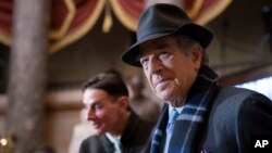 FILE - Paul Pelosi attends a portrait unveiling ceremony for his wife, Speaker of the House Nancy Pelosi, D-Calif., in Statuary Hall at the Capitol in Washington, Dec. 14, 2022. 