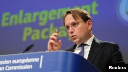 Evropski komesar za proširenje Oliver Varhelji, arhivska fotografija