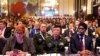 FILE - Australia's Defense Minister Marise Payne (L-R), China's PLA Lieutenant-General He Lei and Canada's Defense Minister Harjit Sajjan listens to U.S. Secretary of Defense Jim Mattis' address at the IISS Shangri-la Dialogue in Singapore, June 2, 2018. 