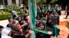 Afghan Shiite Muslims attend a mourning ceremony three days ahead of Ashoura, in a mosque in Kabul, Aug. 5, 2022. A bomb blast Friday near a Shiite gathering in the city killed at least eight civilians and wounded 18 others. 