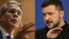 Глава Минфина Скотт Бессент. Президент Украины Владимир Зеленский (архивное фото) 