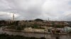 FILE - A general view shows the town of Azaz, near the Syrian-Turkish border, March 11, 2014. 
