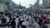 Buruh di Tangerang, Provinsi Banten yang berencana menolak RUU Cipta Kerja. (Foto: Courtesy/KSPI)