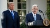 FILE - U.S. Federal Reserve board member Jerome Powell speaks after President Donald Trump announced him as his nominee to be the chair of the Federal Reserve in Washington, Nov. 2, 2017. “I know interest rates much better than they do,” Trump said of the Fed on Feb. 12, 2025.