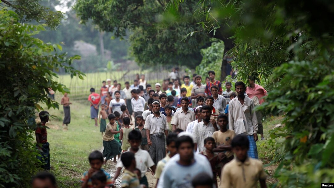  Rohingya village outside Maugndaw in Rakhine state