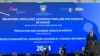 Premijer Kosova Aljbin Kurti na predstavljanju rezultata popisa (Foto: Budimir Ničić/Glas Amerike)