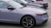 FILE - Honda sedans sit in Salem, N.H., March 13, 2023. The U.S. has announced a 25% tariff on vehicle imports, starting in April. Though the policy targets cars entering the U.S., it could impact Nigeria's auto market, which depends on American used car exports. 