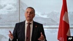 资料照：瑞士外交部长卡西斯（Ignazio Cassis）