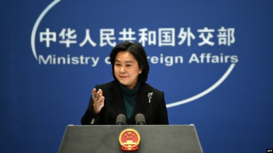 တရုတ် နိုင်ငံခြားရေးဝန်ကြီးဌာန ပြောခွင့်ရ အမျိုးသမီး Hua Chunying (Feb. 24, 2022)