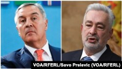 ILUSTRACIJA - Predsednik Crne Gore Milo Đukanović i premijer Zdravko Krivokapić. 