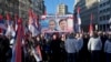 ARHIVA - Pristalice ruskog predsednika Vladimira Putina na skupu u Beogradu, 17. januara 2019. godine, tokom Putinove posete Srbiji (Foto: AP/Marko Drobnjaković)