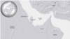 Map of Bahrain, Oman and Saudi Arabia