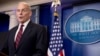 FILE - Homeland Security Secretary John Kelly talks to the media during the daily press briefing at the White House in Washington.