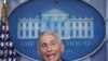 FILE - Dr. Anthony Fauci, director of the National Institute of Allergy and Infectious Diseases, speaks during a briefing by the White House coronavirus task force about the state of the coronavirus disease (COVID-19) pandemic in the United States.