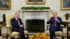 Američki predsednik Džo Bajden i nemački kancelar Olaf Šolc na početku sastanka u Beloj kući (Foto: REUTERS/Kevin Lamarque)