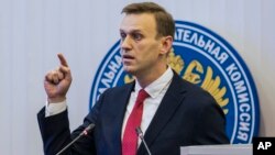 Алексей Навальный. Москва, Россия. 25 декабря 2017 г.
