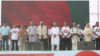 লালমনিরহাটের এক জনসভায় বিএনপির মহাসচিব মির্জা ফখরুল ইসলাম আলমগীর। ১৭ ফেব্রুয়ারি, ২০২৫।