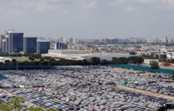 Cars are seen parked at Maruti Suzuki's plant at Manesar, in the northern state of Haryana, India, Aug. 11, 2019.